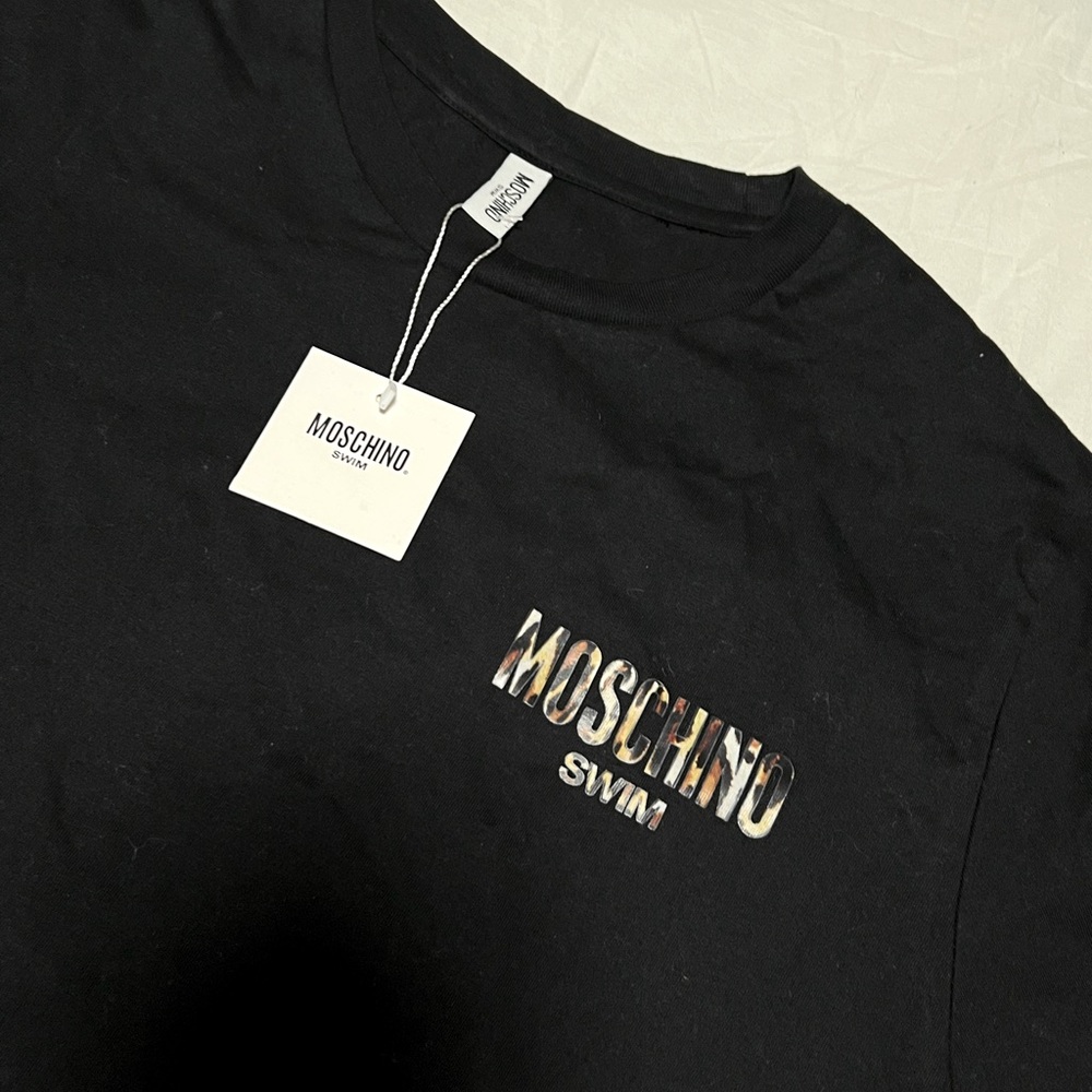 NWT Moschino Men's Black T-Shirt